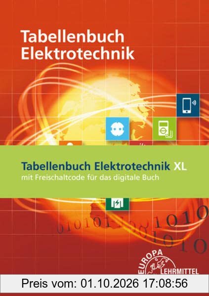 Tabellenbuch Elektrotechnik XL: Buch mit Keycard (Dauerlizenz des digitalen Buchs)