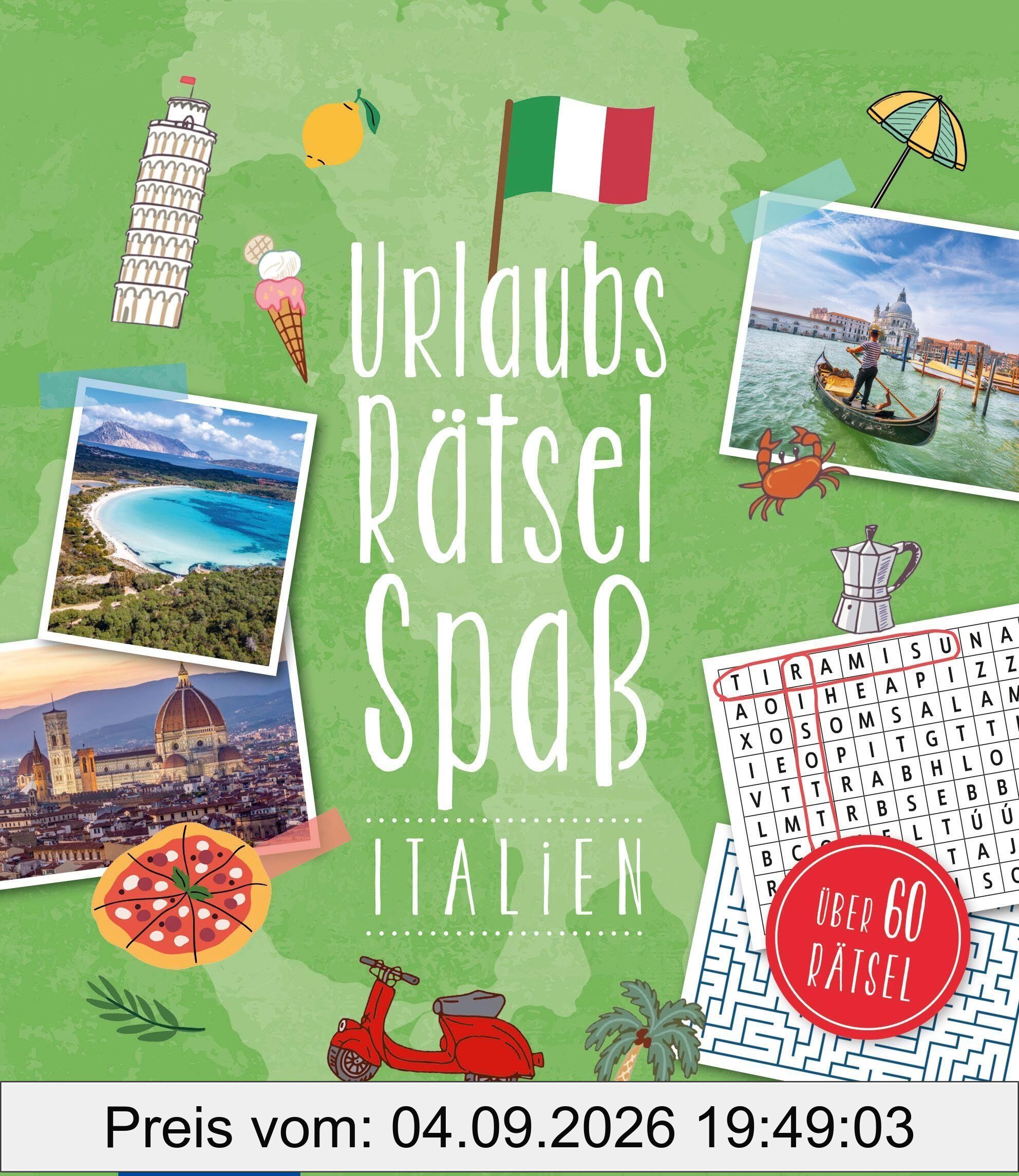 Urlaubsrätsel-Spaß Italien: Mein Ferienblock