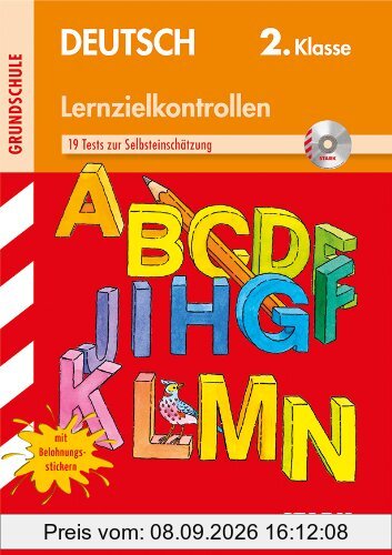 Lernzielkontrollen Grundschule / Deutsch 2. Klasse: 19 Tests zur Selbsteinschätzung