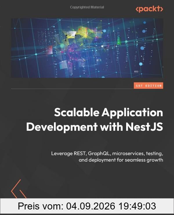 Scalable Application Development with NestJS: Leverage REST, GraphQL, microservices, testing, and deployment for seamless growth