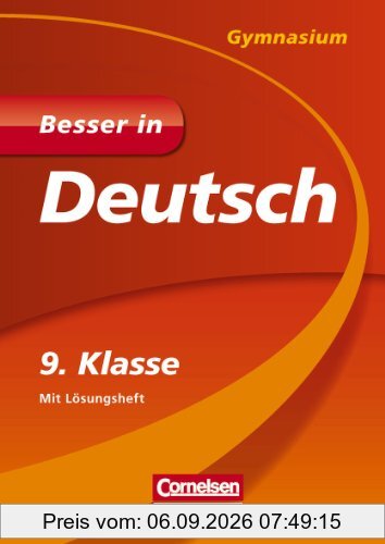 Besser in Deutsch - Gymnasium 9. Klasse