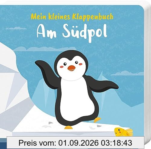 Mein kleines Klappenbuch – Am Südpol: Erster Entdeckerspaß für Kinder ab 12 Monaten