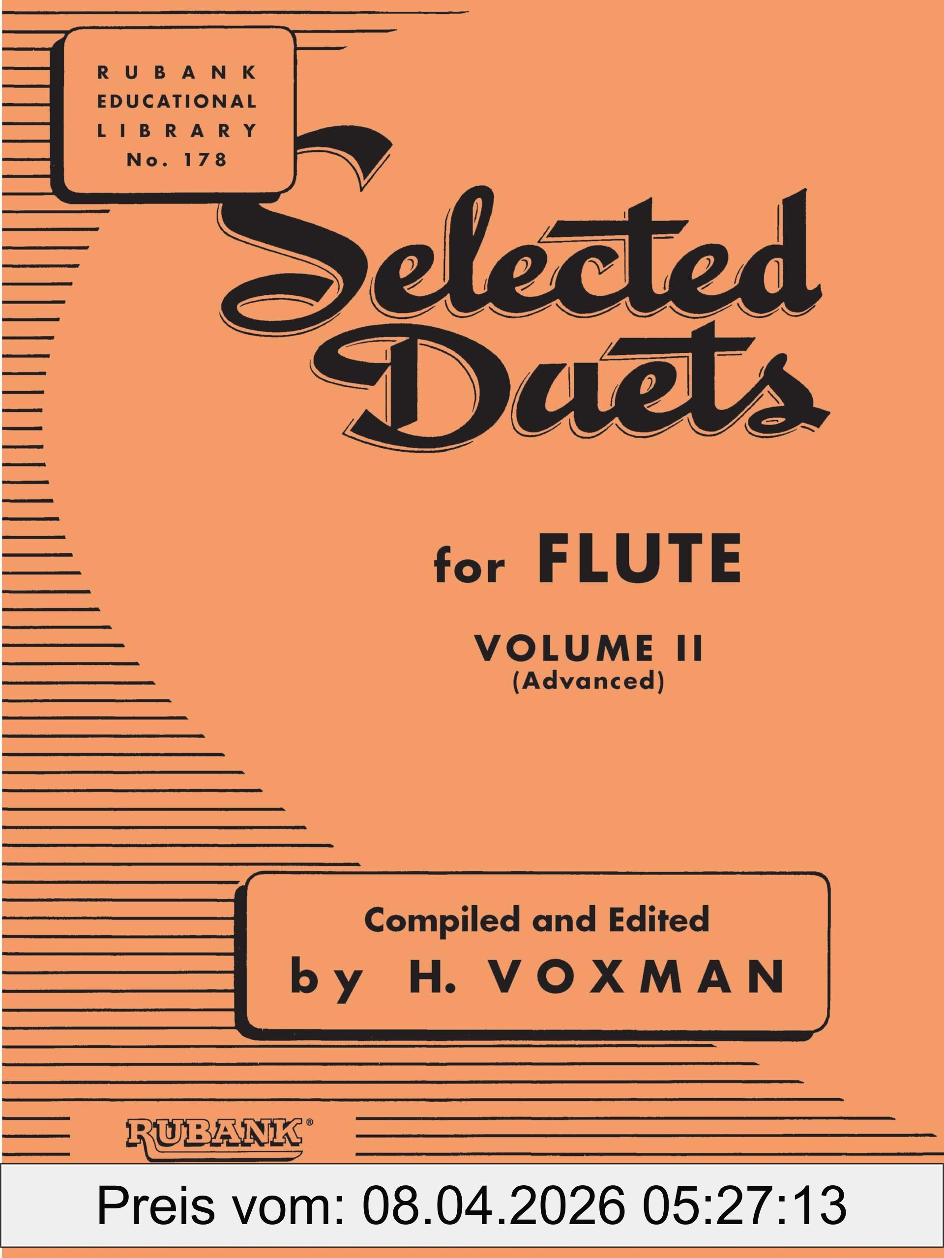 Various Selected Duets For Flute, Volume 2 - Advanced