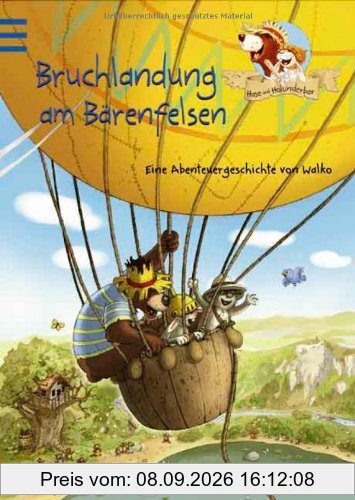 Hase und Holunderbär - Bruchlandung am Bärenfelsen: Eine Abenteuergeschichte von Walko: Hase & Holunderbär