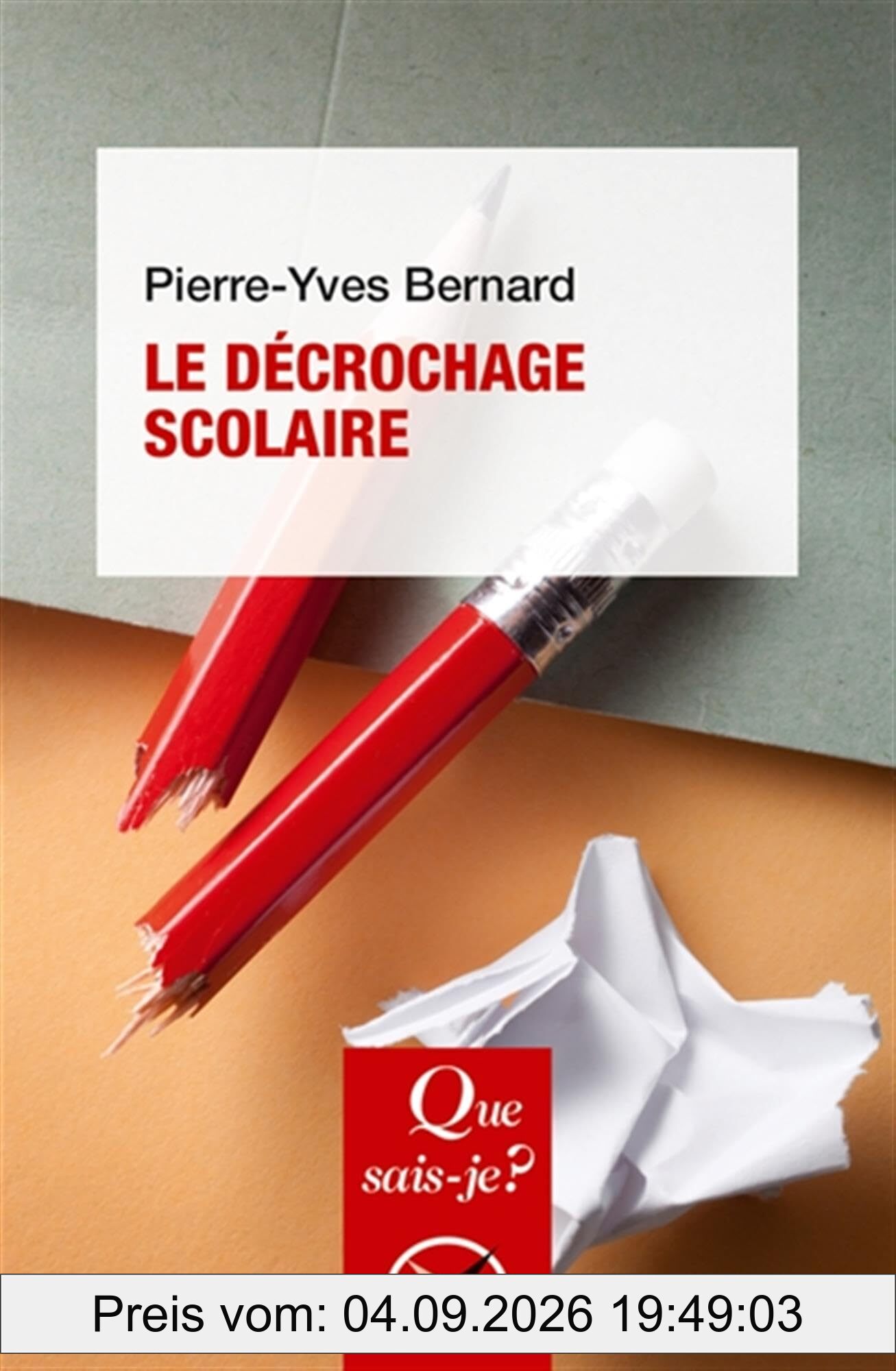Le décrochage scolaire