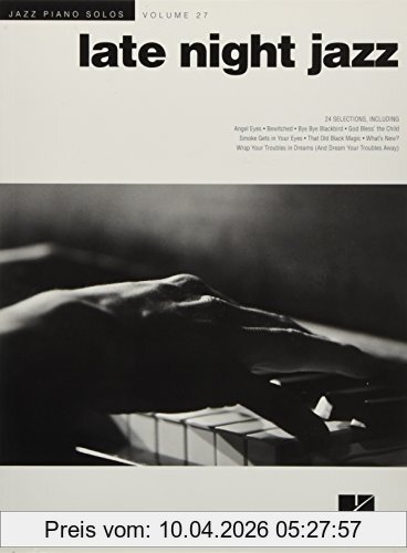 Various Jazz Piano Solos Volume 27, Late Night Jazz (Spielbuch Für Klavier), Noten Für Klavier
