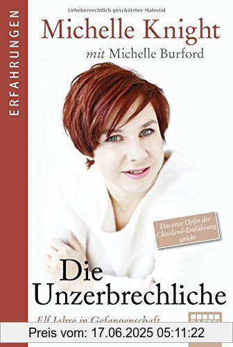 Binding : Taschenbuch, Edition : 1. Aufl. 2015, Label : Bastei Lübbe (Bastei Lübbe Taschenbuch), Publisher : Bastei Lübbe (Bastei Lübbe Taschenbuch), medium : Taschenbuch, numberOfPages : 292, publicationDate : 2015-10-08, authors : Michelle Burford, Michelle Knight, translators : Isabelle Lorenz, Bernhard Schmid, languages : german, ISBN : 3404608569