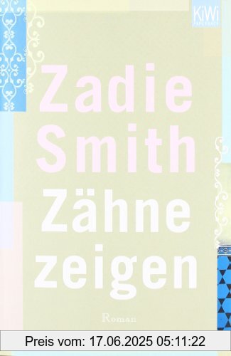 Binding : Taschenbuch, Edition : 2, Label : KiWi-Paperback, Publisher : KiWi-Paperback, medium : Taschenbuch, numberOfPages : 656, publicationDate : 2010-09-23, authors : Zadie Smith, translators : Ulrike Wasel, Klaus Timmermann, languages : german, ISBN : 3462042440