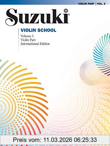 Suzuki, Dr. Shinichi Suzuki Violin School Violin Part, Volume 5 (Revised)