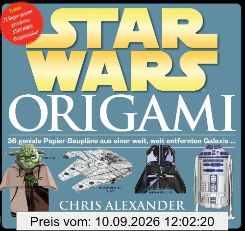 STAR WARS Origami: 36 geniale Papier-Baupläne aus einer weit, weit entfernten Galaxis...