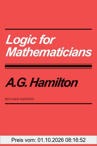 Logic for Mathematicians