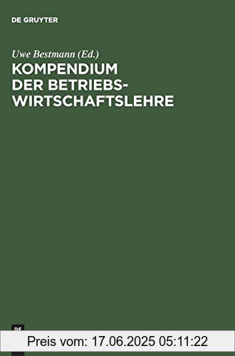 Binding : Gebundene Ausgabe, Edition : 10. Vollständ. überarb., Label : R. Oldenbourg, Publisher : R. Oldenbourg, medium : Gebundene Ausgabe, numberOfPages : 857, publicationDate : 2001-09-19, releaseDate : 2001-09-19, publishers : Uwe Bestmann, ISBN : 3486253638