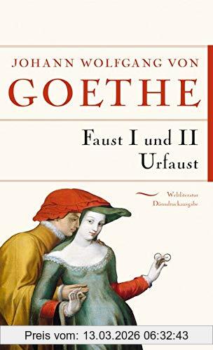Goethe, Johann Wolfgang von Faust I, Ii, Urfaust (Anaconda Weltliteratur Dünndruckausgabe)