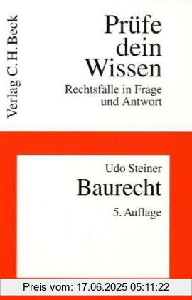 Binding : Taschenbuch, Edition : 5, Label : C.H.Beck, Publisher : C.H.Beck, medium : Taschenbuch, numberOfPages : 269, publicationDate : 2010-04-22, authors : Udo Steiner, languages : german, ISBN : 3406605710