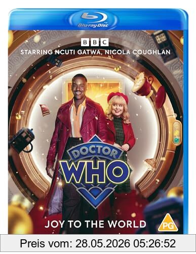 Ncuti Gatwa Doctor Who, Joy To The World - 2024 Christmas Special [Region B] [Blu-ray]