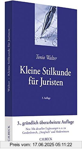 Binding : Gebundene Ausgabe, Edition : 3, Label : C.H.Beck, Publisher : C.H.Beck, medium : Gebundene Ausgabe, numberOfPages : 296, publicationDate : 2017-01-25, authors : Tonio Walter, languages : german, ISBN : 3406698670