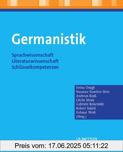 Binding : Broschiert, Label : Metzler, Publisher : Metzler, medium : Broschiert, numberOfPages : 509, publicationDate : 2012-07-17, publishers : Drügh, Heinz J., Susanne Komfort-Hein, Andreas Kraß, Cécile Meier, Gabriele Rohowski, Robert Seidel, Helmut Weiss, languages : german, ISBN : 3476022986