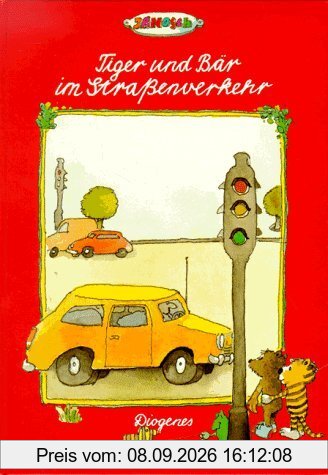 Tiger und Bär im Straßenverkehr, Schreibschrift