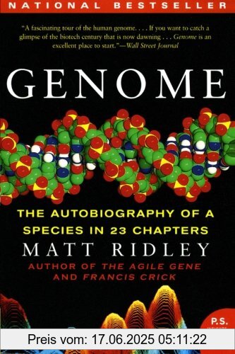 Binding : Taschenbuch, Edition : 1 Reprint, Label : Harper Perennial, Publisher : Harper Perennial, NumberOfItems : 1, medium : Taschenbuch, numberOfPages : 368, publicationDate : 2006-05-30, releaseDate : 2006-05-30, authors : Matt Ridley, languages : english, ISBN : 0060894083