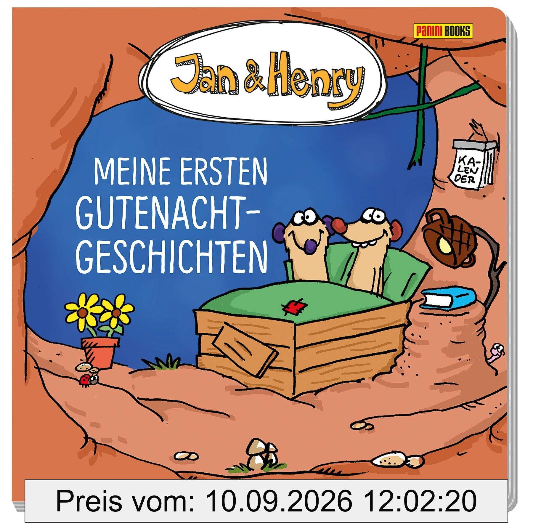 Jan & Henry: Meine ersten Gutenachtgeschichten: Pappbilderbuch mit wattiertem Cover