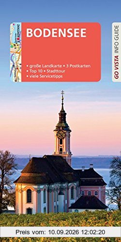 GO VISTA: Reiseführer Bodensee: Mit Faltkarte und 3 Postkarten (Go Vista Info Guide)