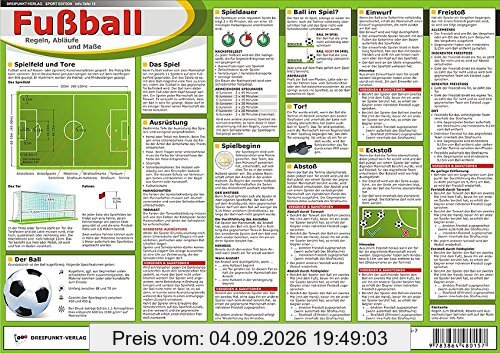 Fußball: Regeln, Abläufe und Maße