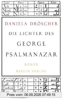 Die Lichter des George Psalmanazar: Roman