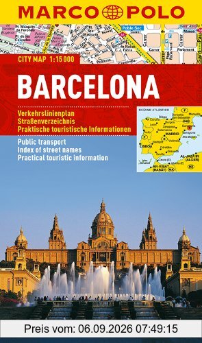 MARCO POLO Cityplan Barcelona 1:15 000