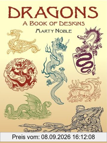 Dragons: A Book of Designs (Dover Pictorial Archives)