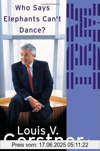 Binding : Taschenbuch, Edition : New Ed, Label : Harpercollins UK, Publisher : Harpercollins UK, NumberOfItems : 1, medium : Taschenbuch, numberOfPages : 372, publicationDate : 2003-08-04, authors : Louis Gerstner, languages : english, ISBN : 0007170874