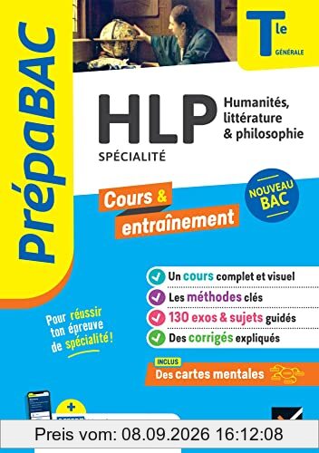 HLP, humanités, littérature & philosophie spécialité terminale générale : nouveau bac