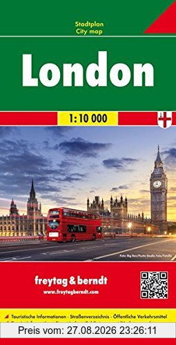 Freytag Berndt Stadtpläne, London - Maßstab 1:10.000