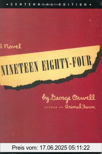 Binding : Taschenbuch, Edition : Centennial, Label : Plume, Publisher : Plume, NumberOfItems : 1, medium : Taschenbuch, numberOfPages : 368, publicationDate : 2003-05-06, releaseDate : 2003-05-06, authors : George Orwell, languages : english, ISBN : 0452284236