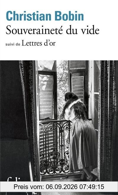 Souveraineté du vide. Lettres d'or