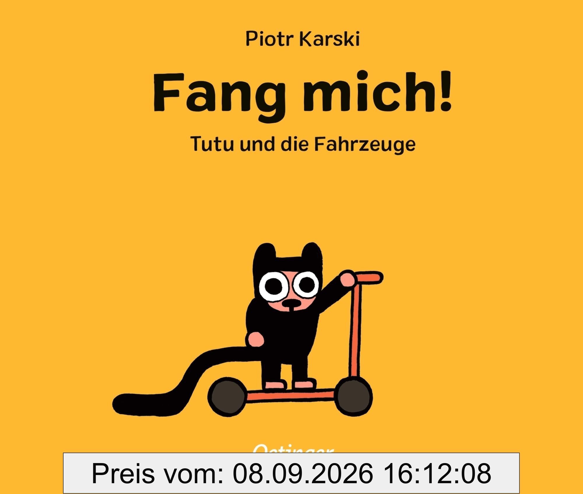 Fang mich! Tutu und die Fahrzeuge: Extradickes Pappbilderbuch über Fahrzeuge und Fangen spielen für Kinder ab 18 Monaten (Tutus Abenteuer)