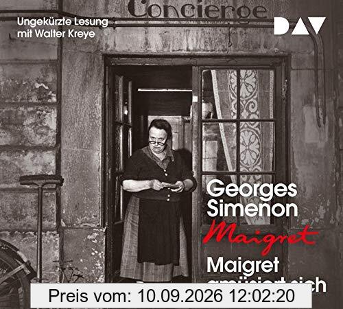 Maigret amüsiert sich: Ungekürzte Lesung mit Walter Kreye (4 CDs)
