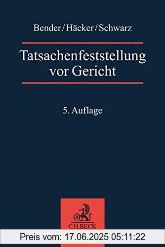Brand : Beck C. H., Binding : Taschenbuch, Edition : 5, Label : C.H.Beck, Publisher : C.H.Beck, medium : Taschenbuch, numberOfPages : 402, publicationDate : 2020-12-07, authors : Robert Häcker, Volker Schwarz, ISBN : 3406754252