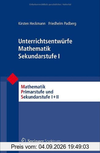Unterrichtsentwürfe Mathematik Sekundarstufe I (Mathematik Primarstufe und Sekundarstufe I + II)