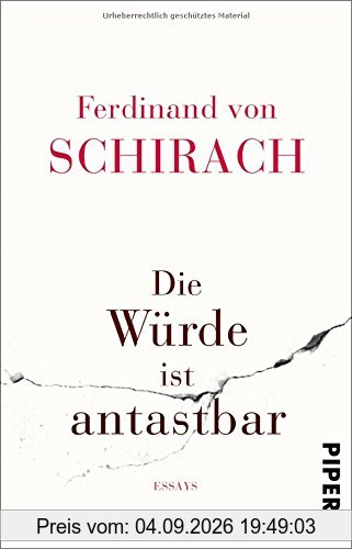 Die Würde ist antastbar: Essays