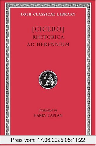 Binding : Gebundene Ausgabe, Label : Harvard Univ Pr, Publisher : Harvard Univ Pr, PackageQuantity : 1, medium : Gebundene Ausgabe, numberOfPages : 433, publicationDate : 1989-07-01, authors : Cicero, translators : Harry Caplan, languages : english, latin, ISBN : 0674994442