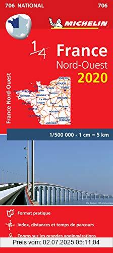 Die Buchhandlung in Oelde hat das Buch Michelin Nordwestfrankreich: Straßen- und Tourismuskarte 1:500.000 (MICHELIN Nationalkarten)