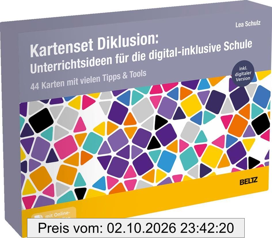 Kartenset Diklusion: Unterrichtsideen für eine digital-inklusive Schule: 44 Karten mit vielen Tipps und Tools. Mit 36-seitigem Booklet, …