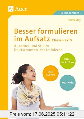 Binding : Broschiert, Edition : 1, Label : Auer Verlag in der AAP Lehrerfachverlage GmbH, Publisher : Auer Verlag in der AAP Lehrerfachverlage GmbH, medium : Broschiert, numberOfPages : 92, publicationDate : 2016-02-11, authors : Yomb May, languages : german, ISBN : 3403077896