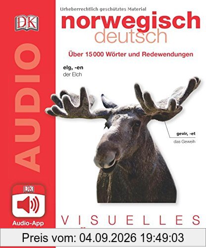 Visuelles Wörterbuch Norwegisch Deutsch: Mit Audio-App - jedes Wort gesprochen