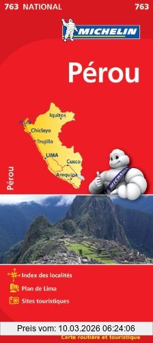 Collectif Michelin Carte Pérou Michelin