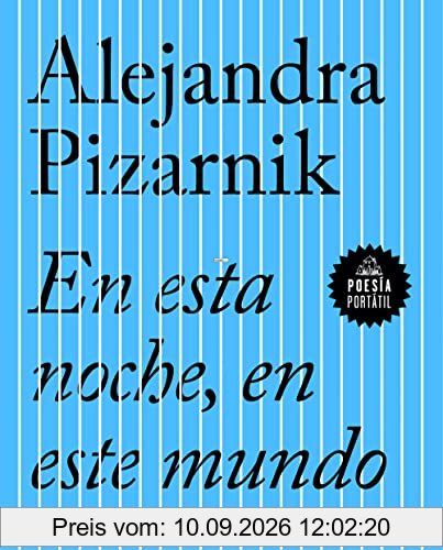 En esta noche, en este mundo (Poesía portátil)