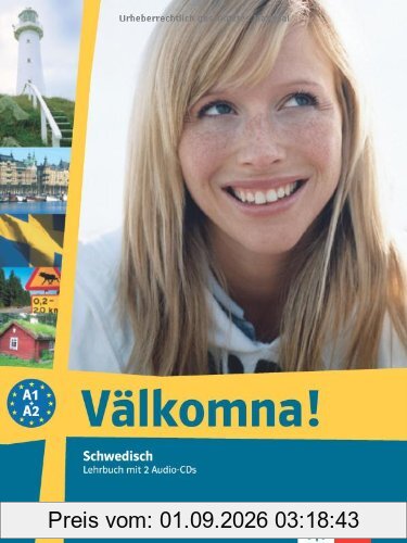 Välkomna! Lehrbuch + 2 Audio CDs (Lernmaterialien)