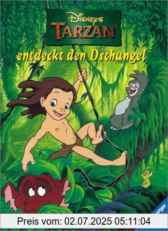 Die Buchhandlung in Oelde hat das Buch Tarzan: Tarzan entdeckt den Dschungel: Buch mit Klappen
