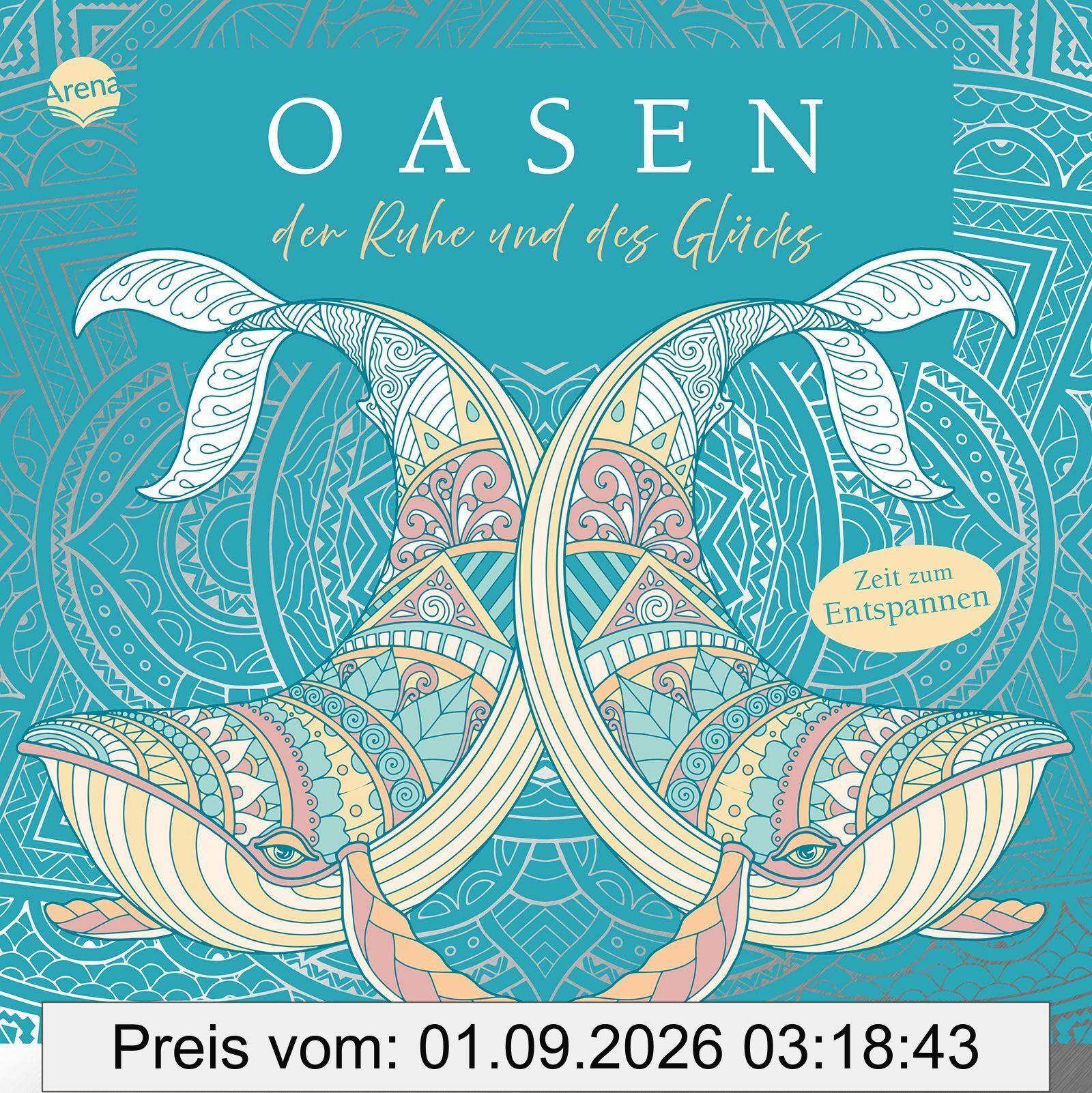 Zeit zum Entspannen. Oasen der Ruhe und des Glücks: 20 fantasievolle Ausmalbilder zum Entspannen und Träumen für Kinder und Erwachsene