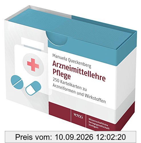 Arzneimittellehre Pflege: 250 Karteikarten zu Arzneiformen und Wirkstoffen